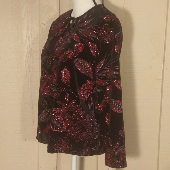 👛2/$20👛NWT Notations 2 in 1 look blouse top XL - Picture 4 of 8